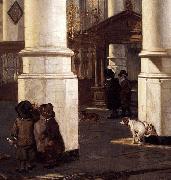 Emanuel de Witte Interior of the Oude Kerk, Delft Germany oil painting artist